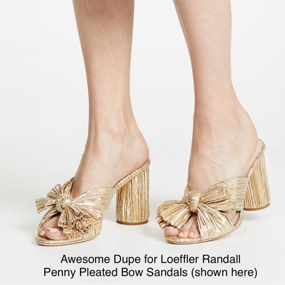 Dorothea Rose Gold Knotted High Heel Sandals. NWT/Never Worn. SIZE 8 - Picture 12 of 12